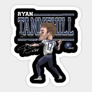 Ryan Tannehill Tennessee Cartoon Sticker